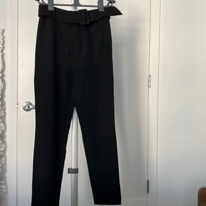 Black chino pants